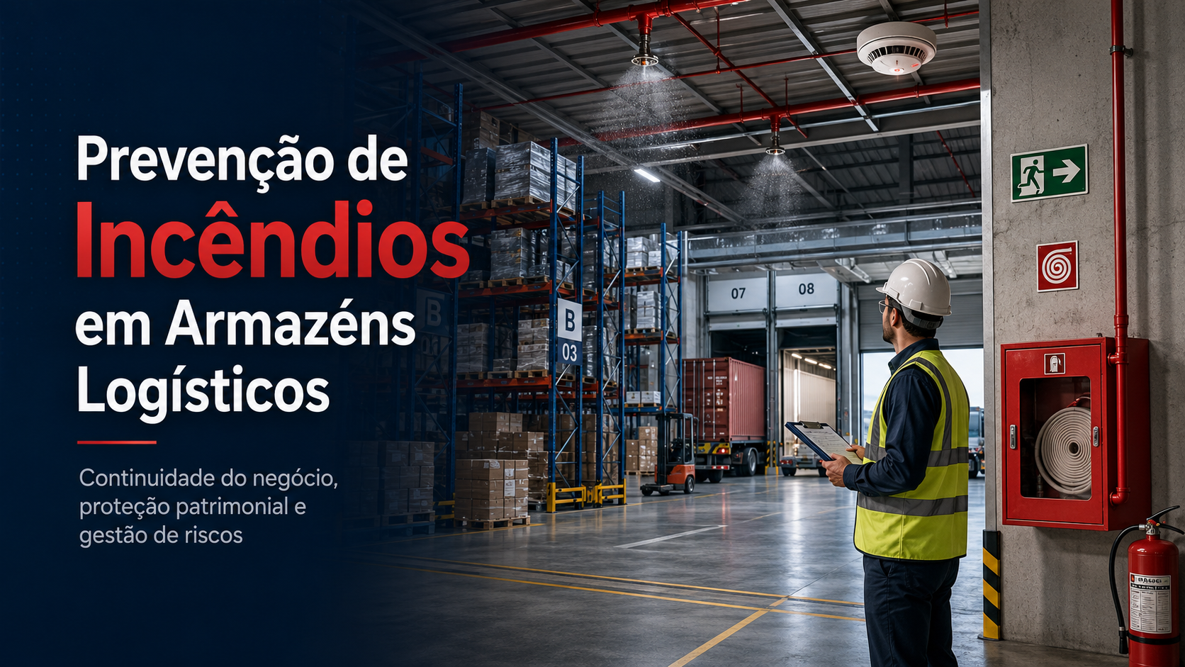Prevenção de incêndios em armazéns logísticos: proteção patrimonial, continuidade do negócio e aplicação do Decreto Estadual nº 69.118/2024.