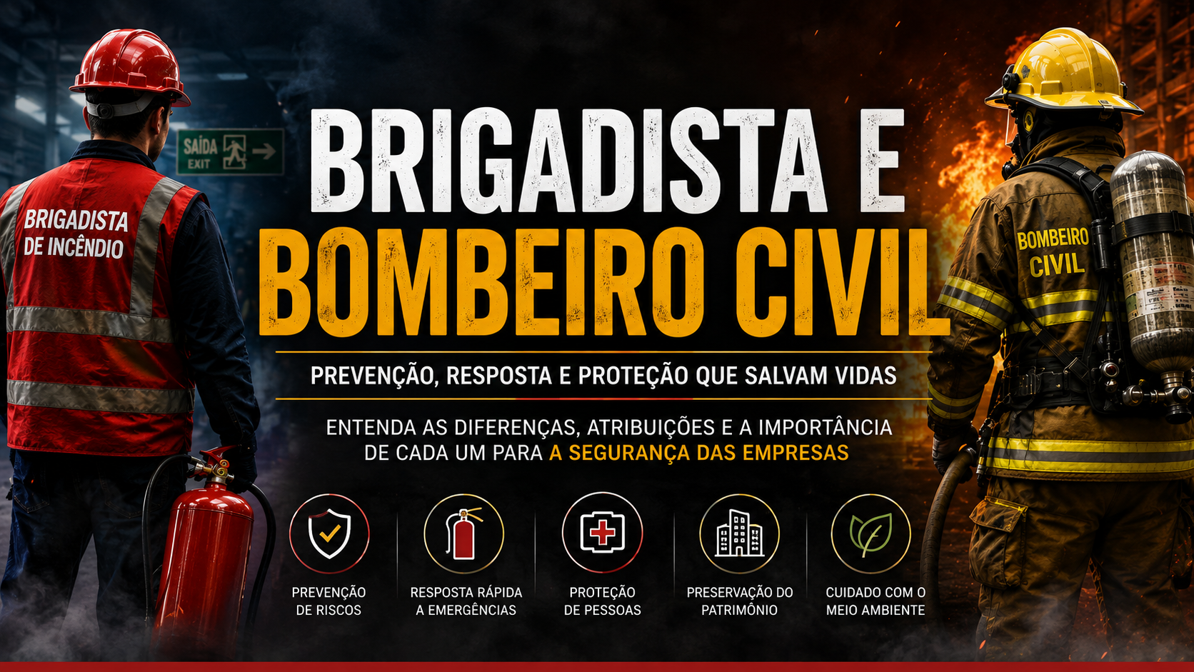 BRIGADISTA DE INCÊNDIO E BOMBEIRO CIVIL NAS EMPRESAS: IMPORTÂNCIA, ATRIBUIÇÕES E LIMITES DE ATUAÇÃO