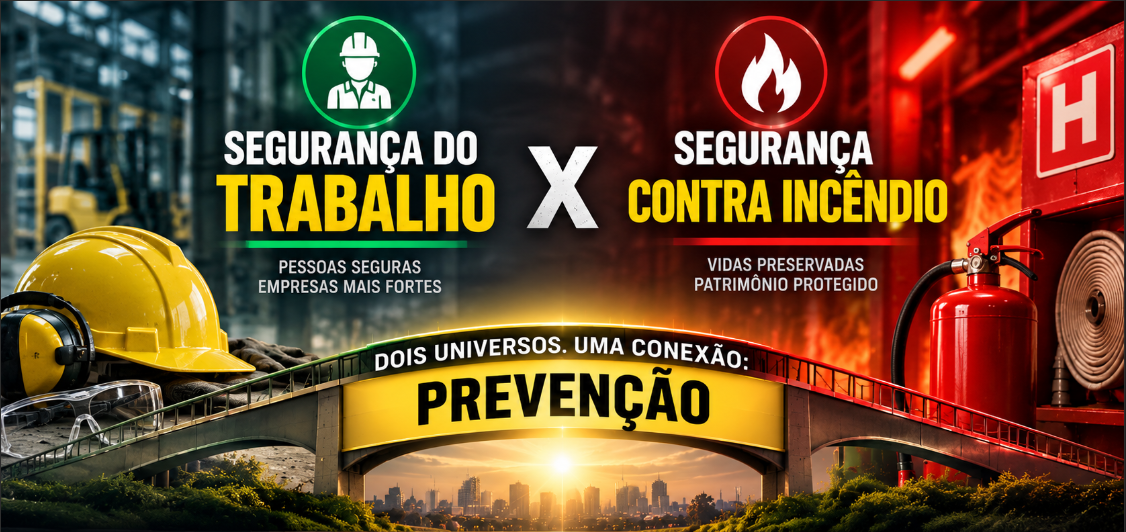 Segurança do Trabalho e Segurança Contra Incêndio: dois universos conectados pela prevenção